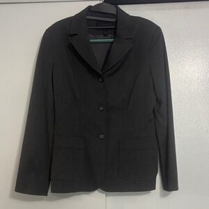 Express Black Three-Button Women's Blazer Jacket